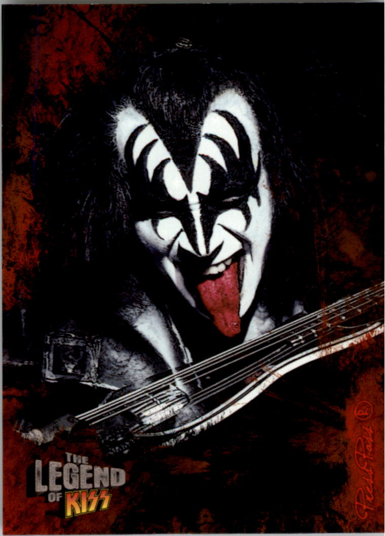 2010 Press Pass Legend of KISS #35 Rock and Roll All Nite-Gene Simmons