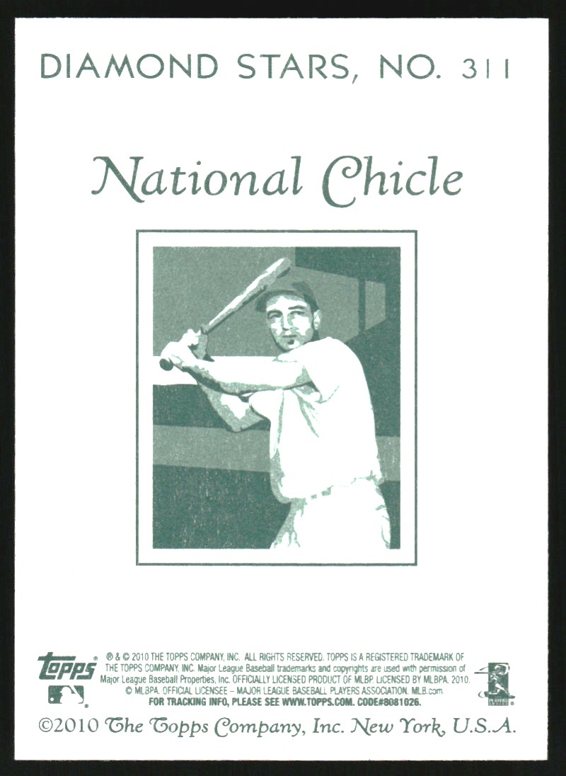 2010 Topps National Chicle National Chicle Back #311 Buster Posey back image