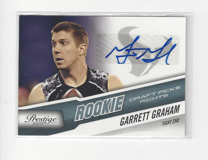 2010 Prestige Draft Picks Rights Autographs #243 Garrett Graham/799