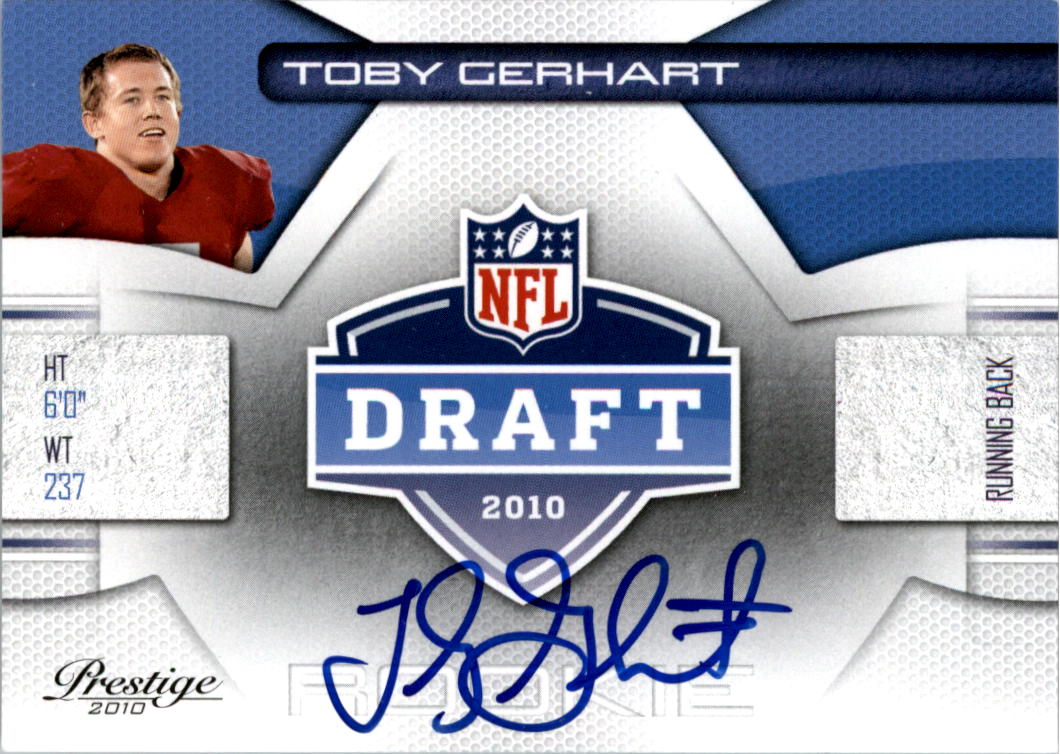 2010 Prestige NFL Draft Autographs #35 Toby Gerhart