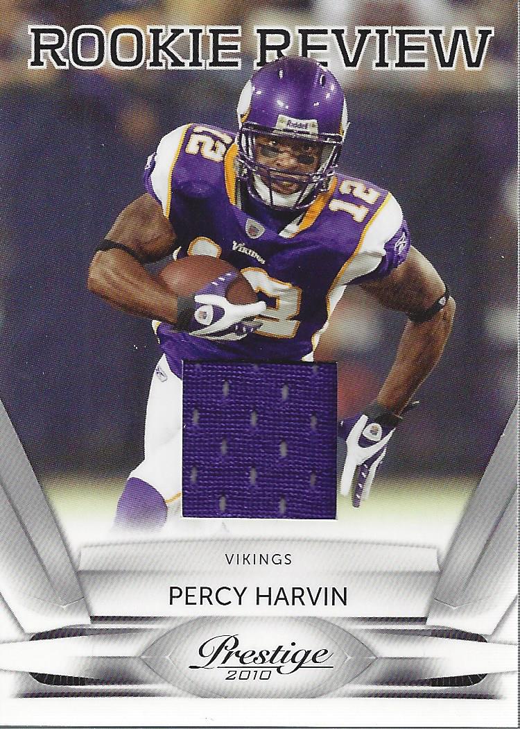 2010 Prestige Rookie Review Materials #8 Percy Harvin DP