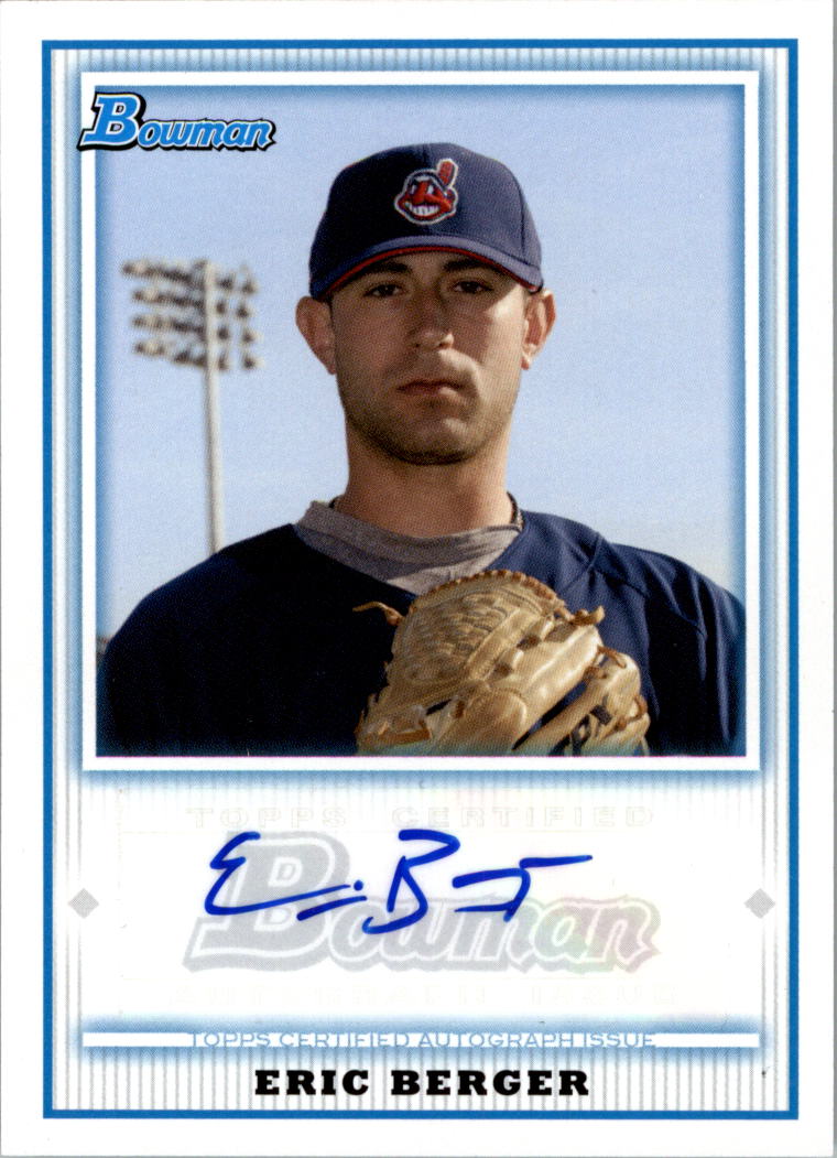 2010 Bowman Prospect Autographs #EB Eric Berger