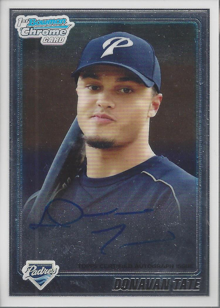 2010 Bowman Chrome Prospects Baseball Card Pick