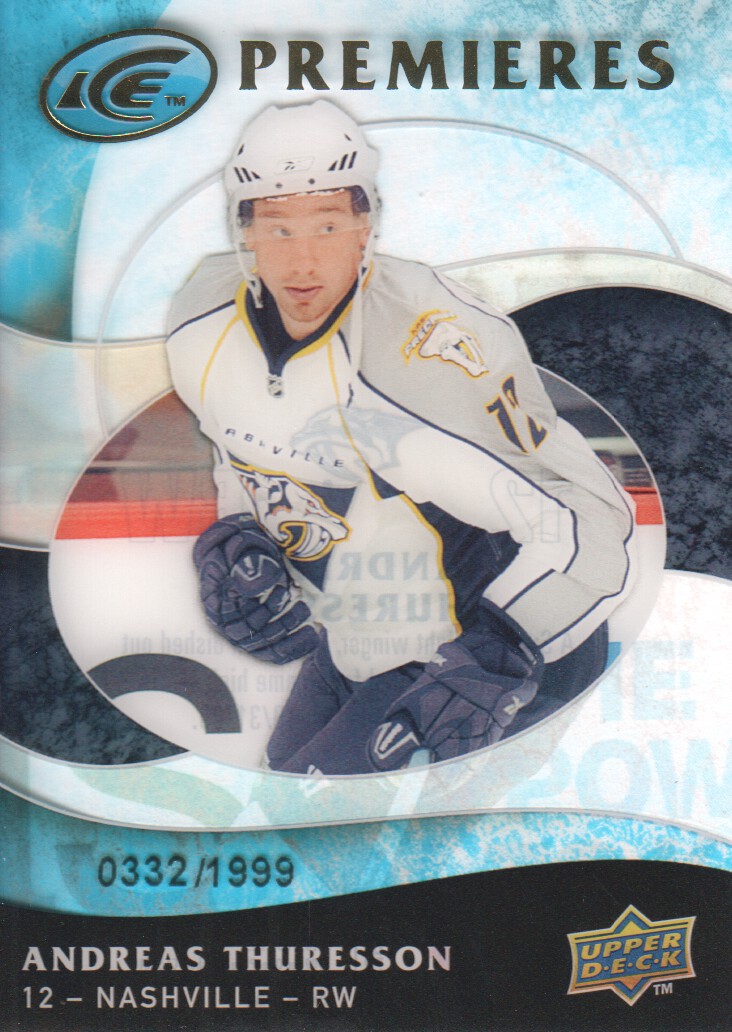 2009-10 Upper Deck Ice #103 Andreas Thuresson RC