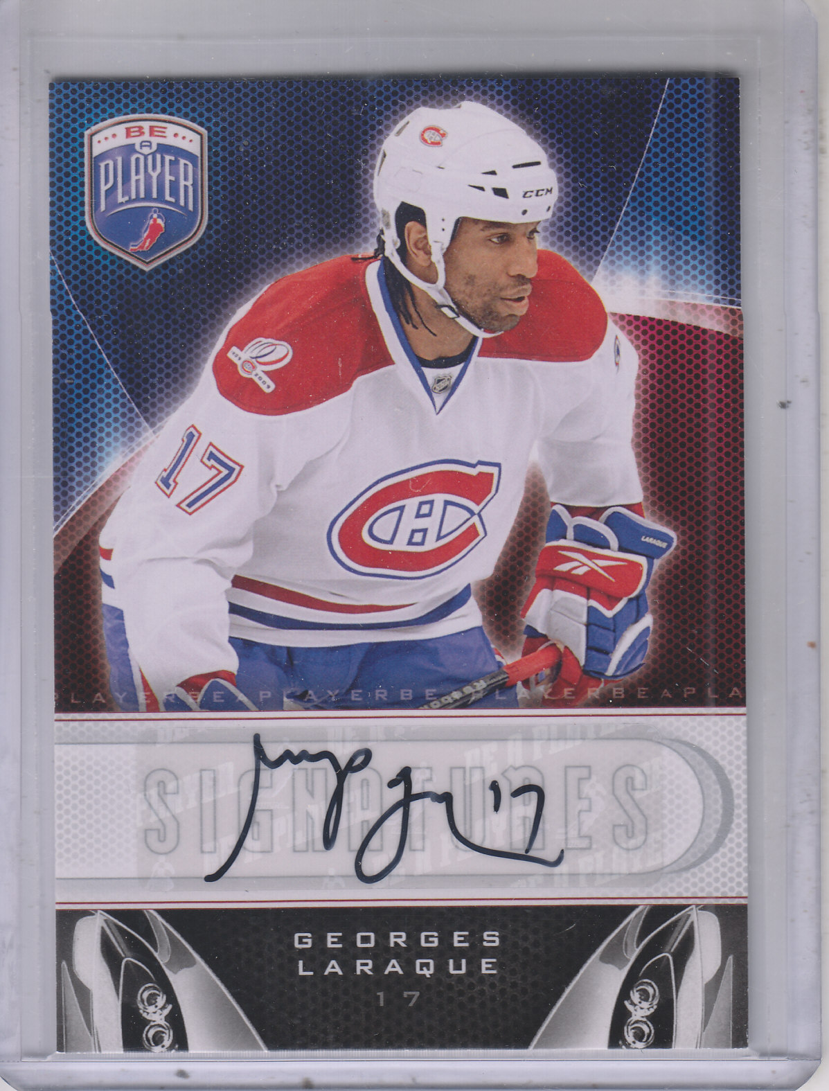 2009-10 Be A Player Signatures #SGL Georges Laraque