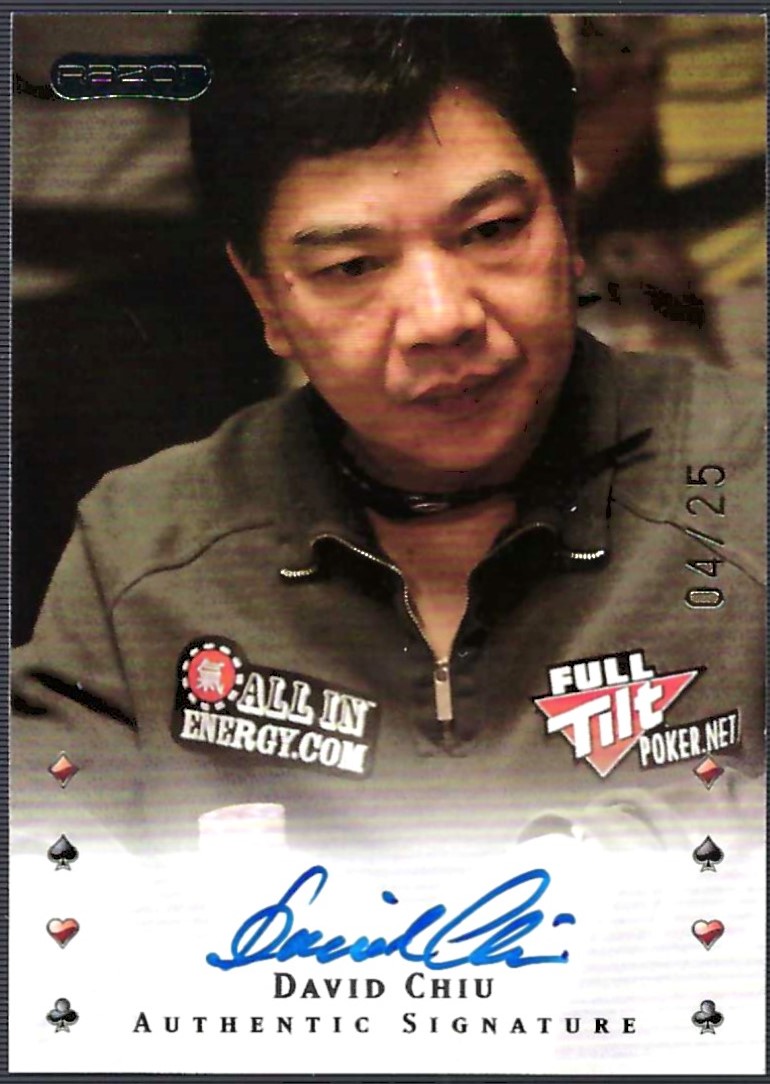 2010 Razor Poker Gold #8 David Chiu