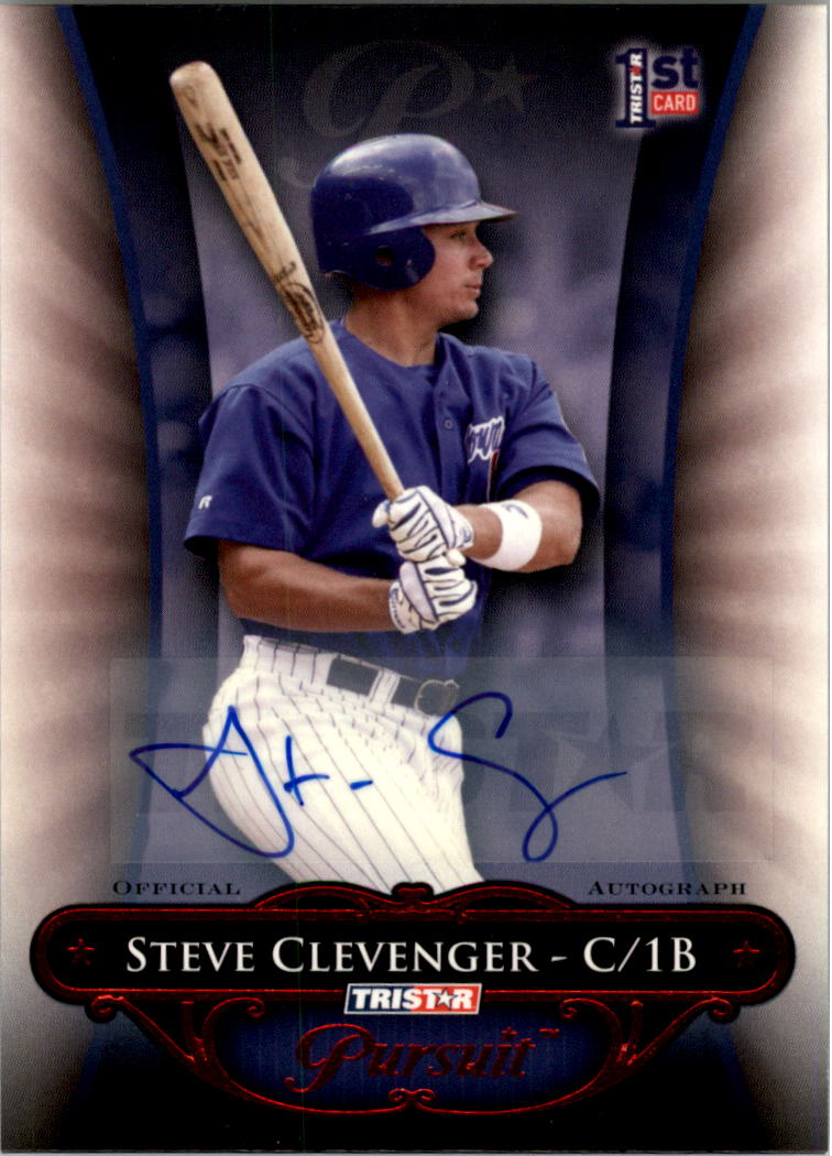 2010 TRISTAR Pursuit Autographs Red #129 Steve Clevenger