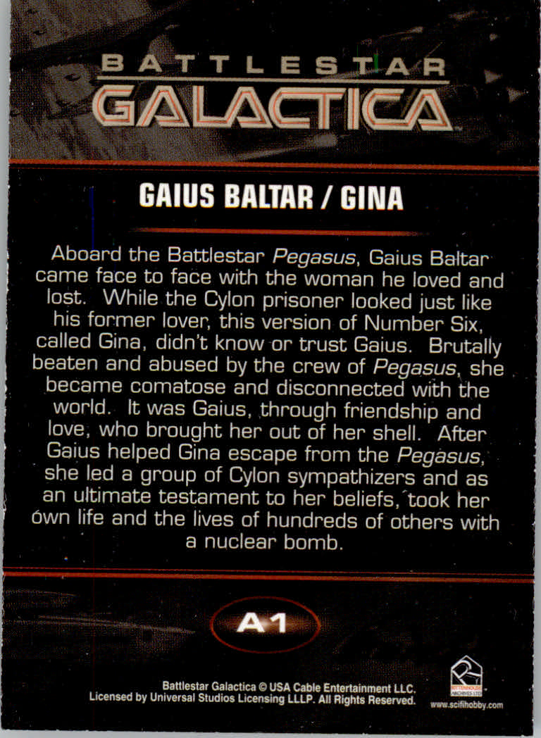 Battlestar Galactica Season Two (2007 Rittenhouse) "Insert and Promo" Karten - Bild 3 von 17