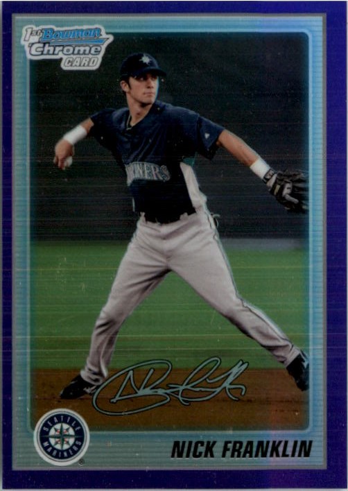 2010 Bowman Chrome Prospects Purple Refractors #BCP103 Nick Franklin
