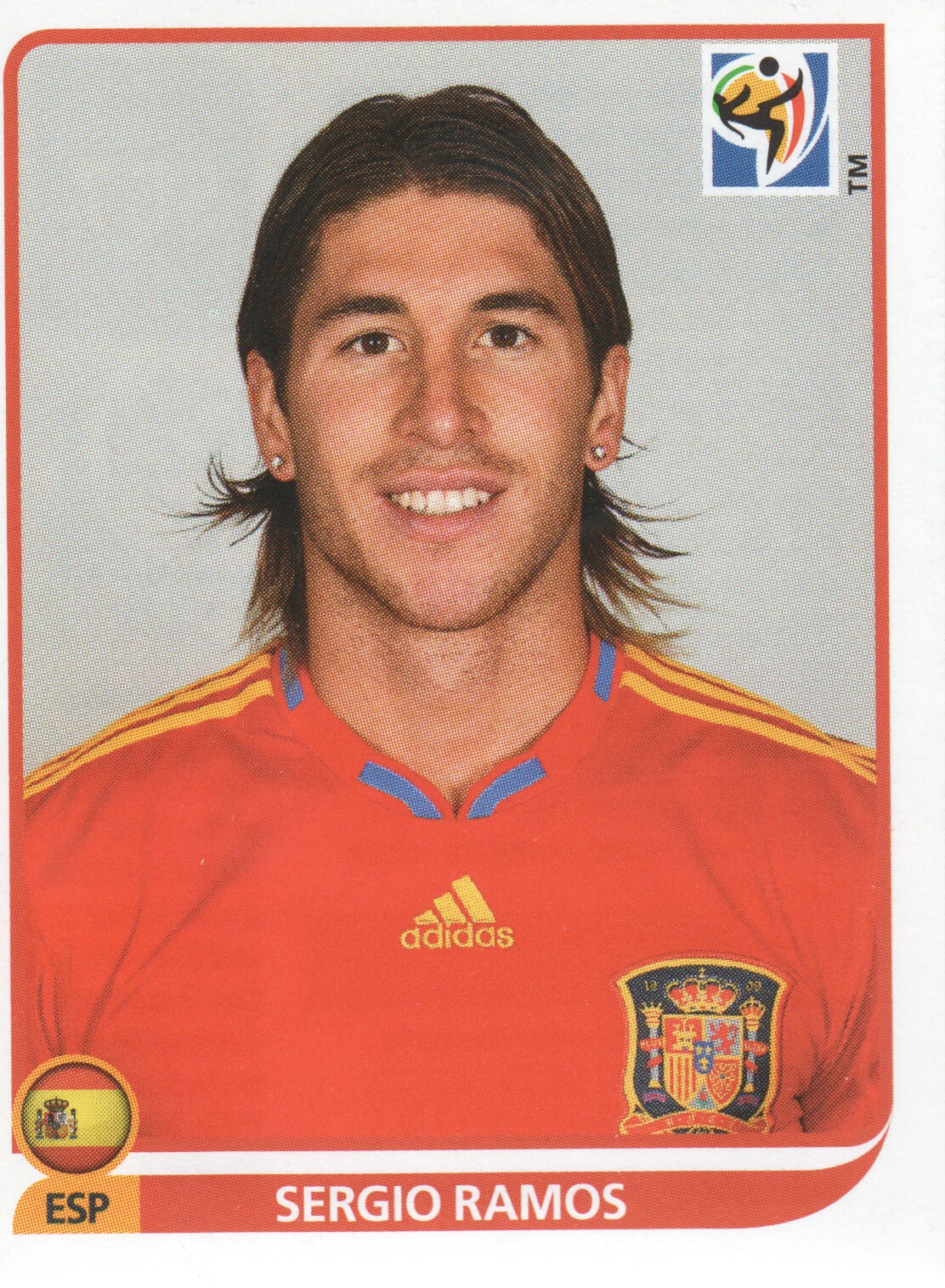 2010 Panini World Cup Stickers #567 Sergio Ramos - NM-MT