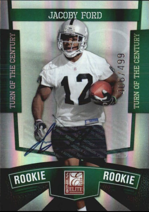 2010 Donruss Elite Turn of the Century Autographs #117 Jacoby Ford/499