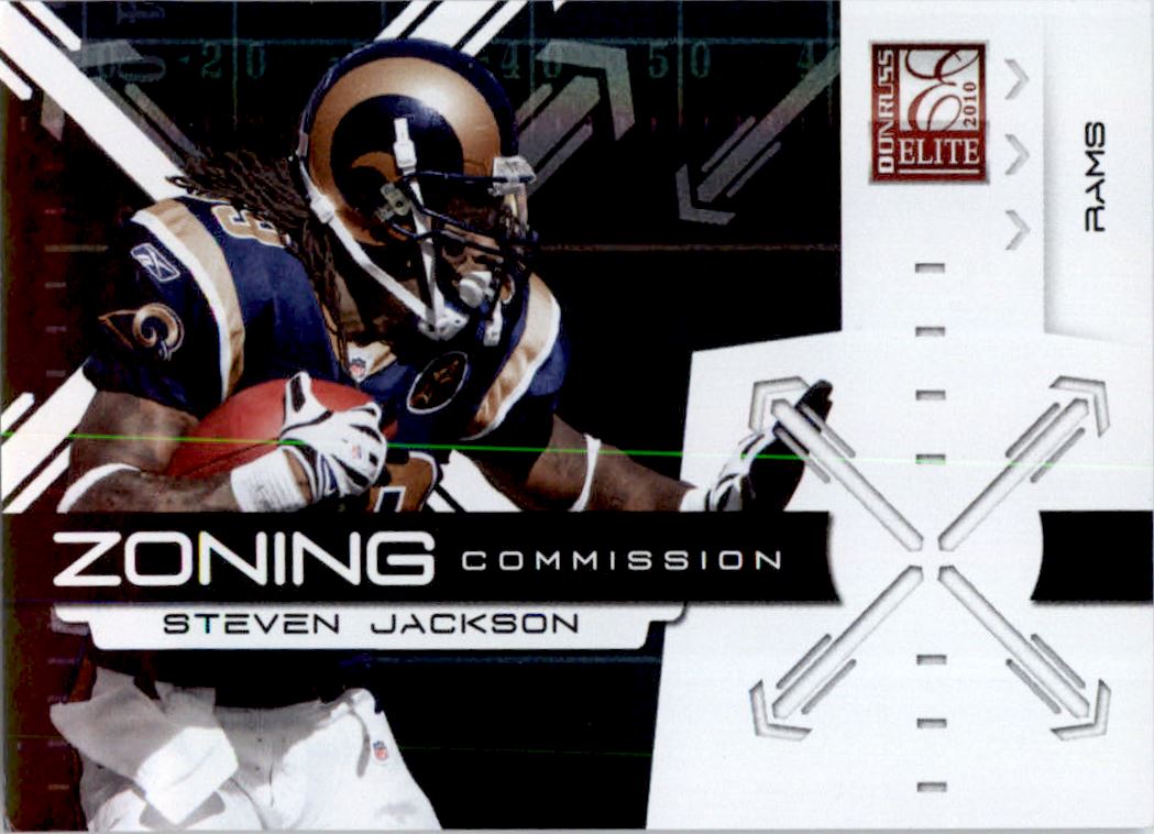 2010 Donruss Elite Zoning Commission Black #16 Steven Jackson