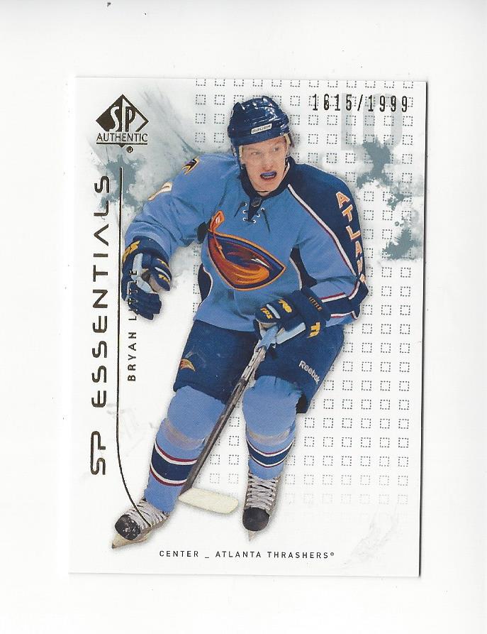 2009-10 SP Authentic #105 Bryan Little ESS
