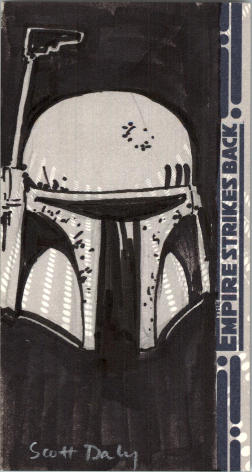 2010 Topps Widevision Star Wars Empire Strikes Back 3-D Sketches #NNO Scott Daly
