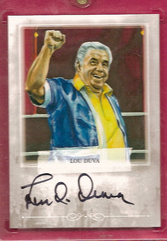2010 Ringside Boxing Round One Autographs #ALD1 Lou Duva