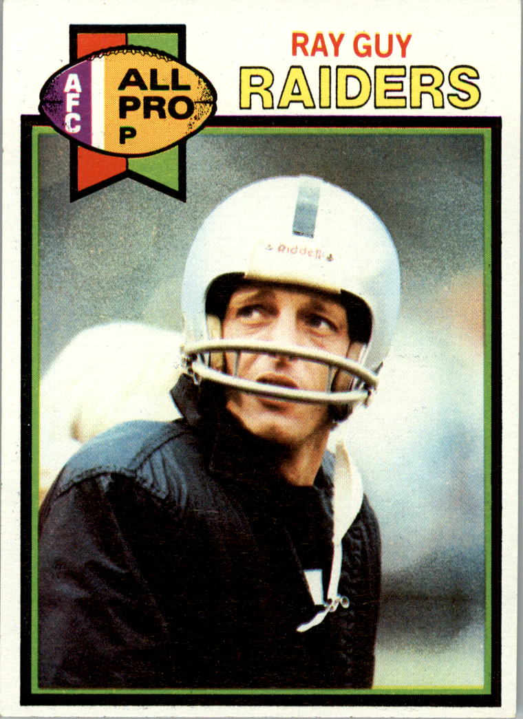 1979 Topps Cream Colored Back #50 Ray Guy AP