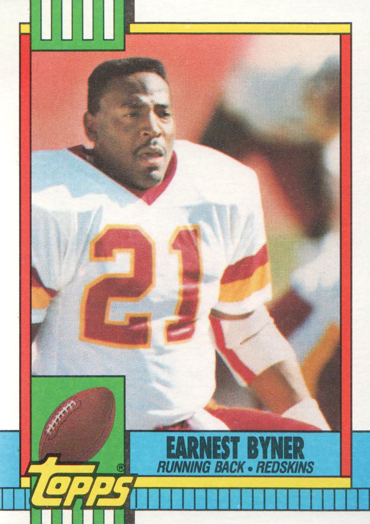 1989 Pro Set Football #480A Earnest Byner (No mention of trade on card  front but no line on back saying also see card 74) at 's Sports  Collectibles Store