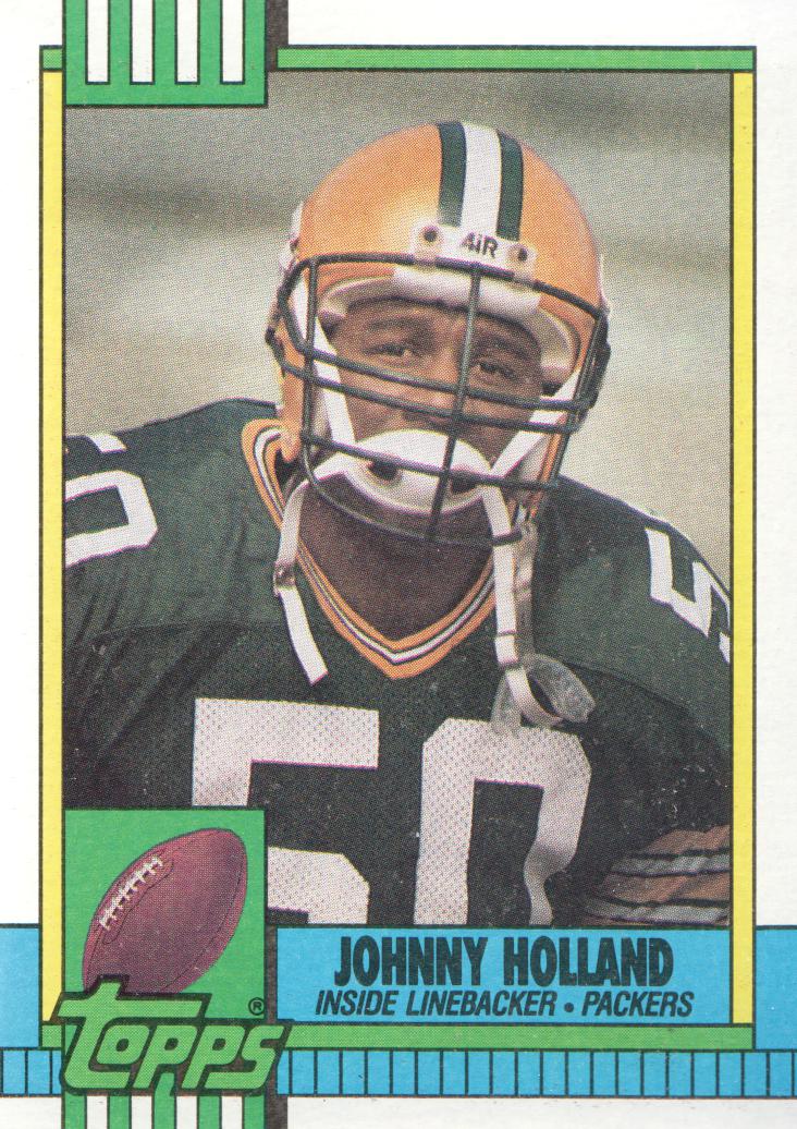 1990 Topps Disclaimer Back #152 Johnny Holland