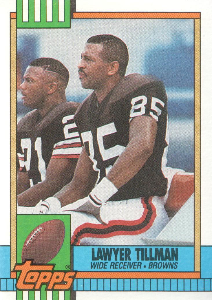 1990 Topps Disclaimer Back #156 Lawyer Tillman