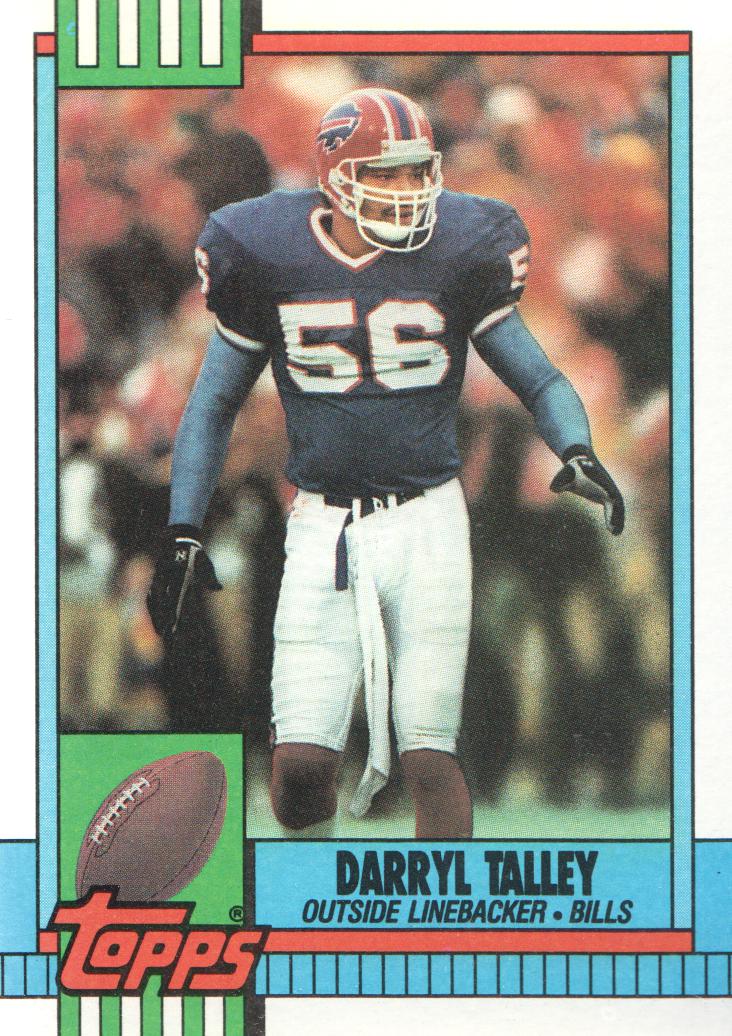 1990 Topps Disclaimer Back #195 Darryl Talley