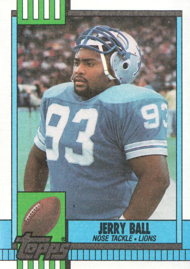 1990 Topps Football Disclaimer Back #355 Jerry Ball | eBay