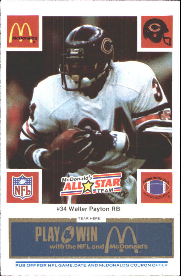 Walter Payton signed store VHS item