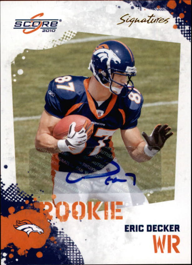 2010 Score Signatures #340 Eric Decker