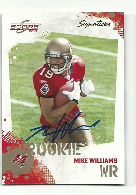 2010 Score Signatures #372 Mike Williams