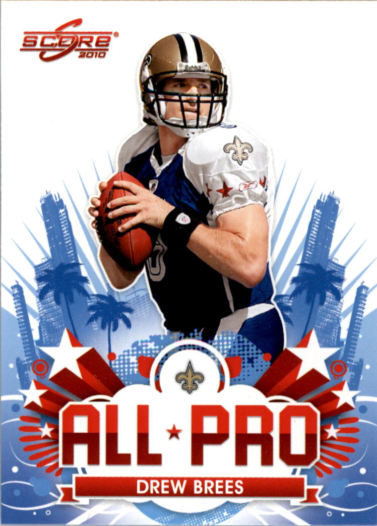 2010 Score All Pro Glossy #23 Drew Brees - NM-MT