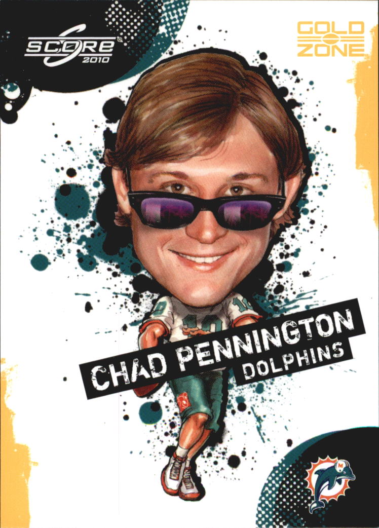 2010 Score NFL Players Gold Zone #10 Chad Pennington