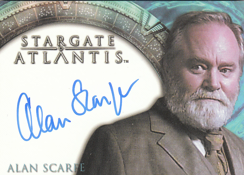 2005 Rittenhouse Stargate Atlantis Season One Autographs #1 Alan Scarfe (album excl.)
