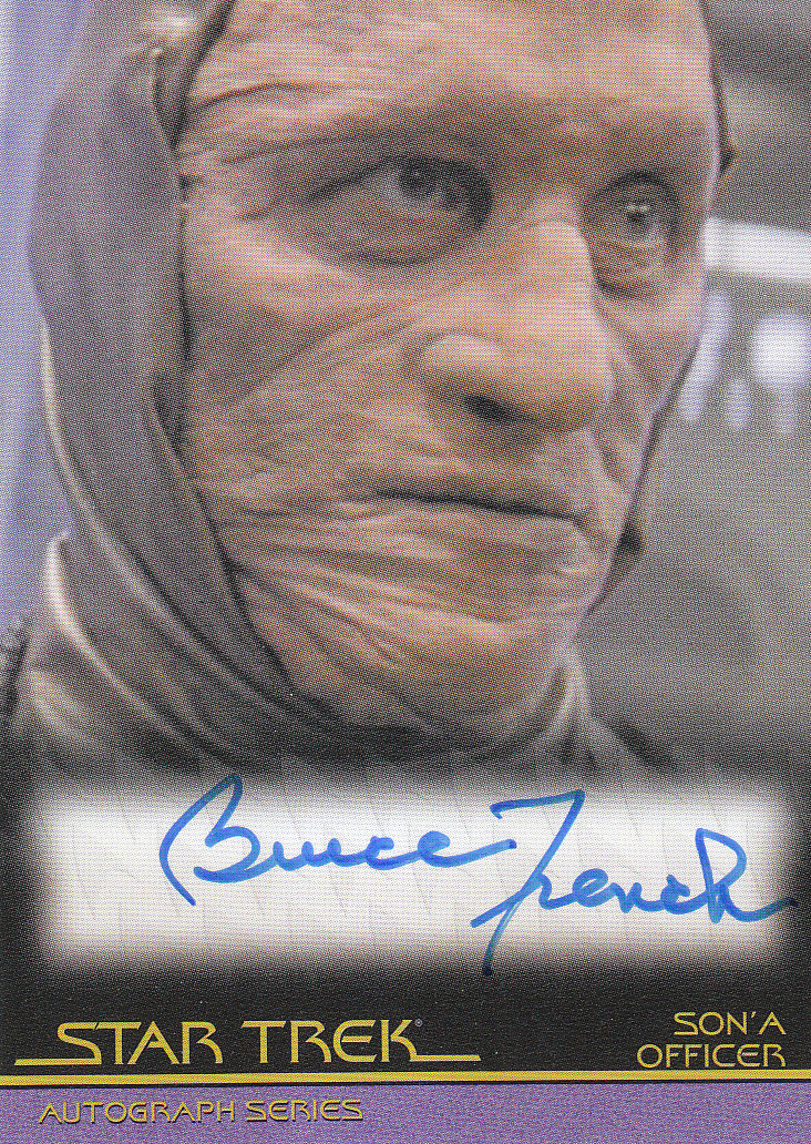 2010 Rittenhouse Quotable Star Trek Movies Autographs #A85 Bruce French