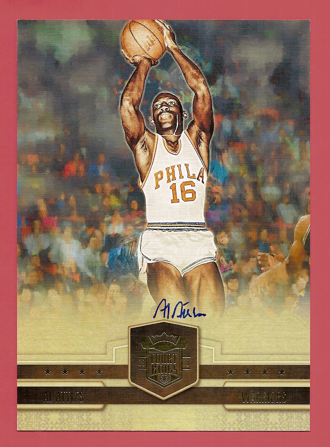 2009-10 Court Kings Jumbo Boxtoppers Autographs #26 Al Attles/75