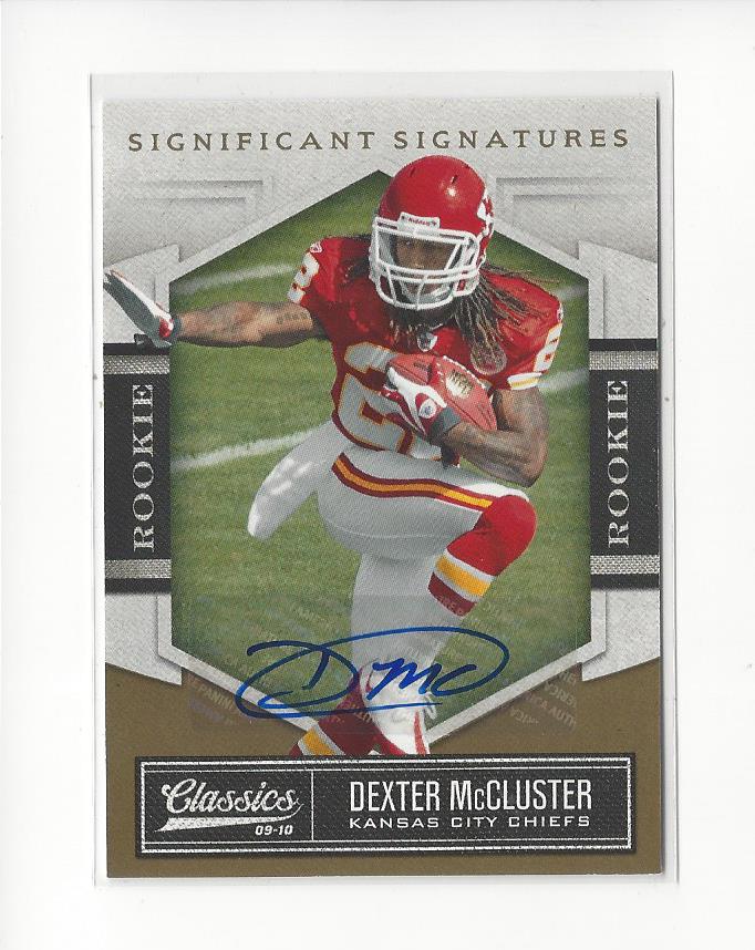 Dexter McCluster 2010 Panini Absolute Memorabilia Jersey Collection Card #10