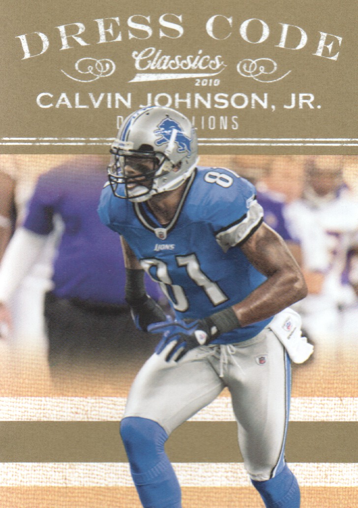 2010 Classics Dress Code Gold #9 Calvin Johnson
