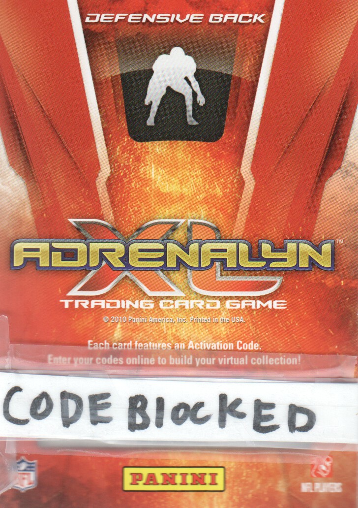 2010 Adrenalyn XL #7 Dominique Rodgers-Cromartie back image