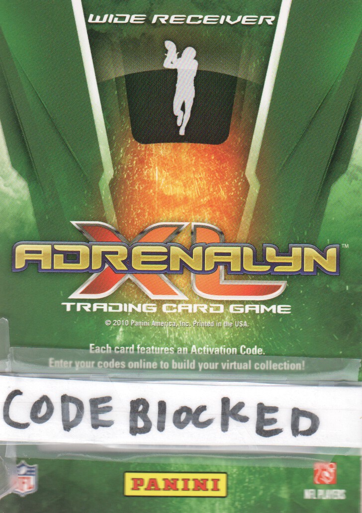 2010 Adrenalyn XL #11 Steve Breaston back image