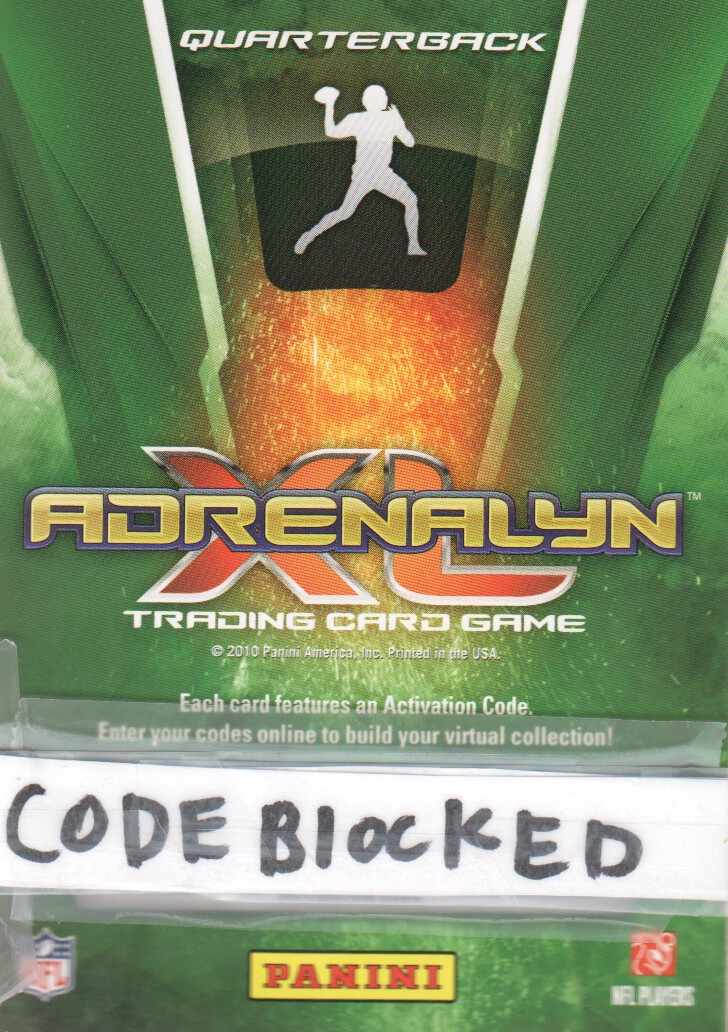 2010 Adrenalyn XL #19 Matt Ryan back image