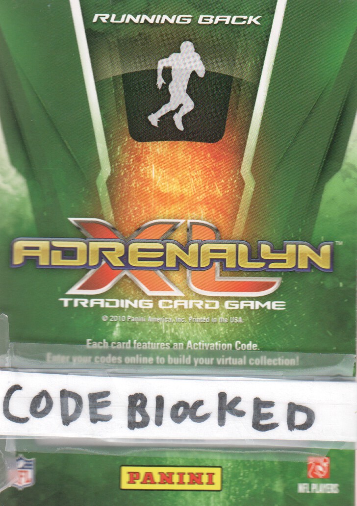 2010 Adrenalyn XL #36 Willis McGahee back image