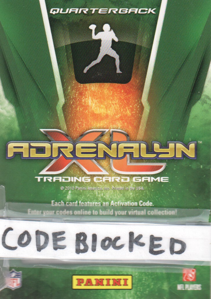 2010 Adrenalyn XL #57 Jimmy Clausen RC back image