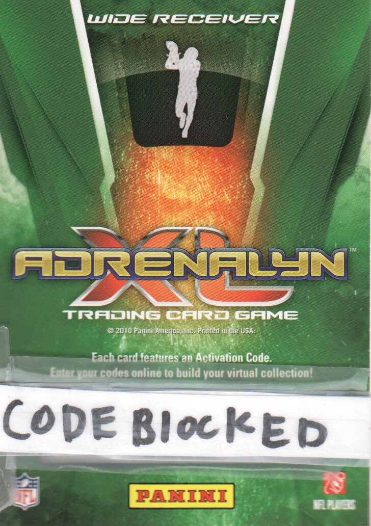 2010 Adrenalyn XL #141 Nate Burleson back image