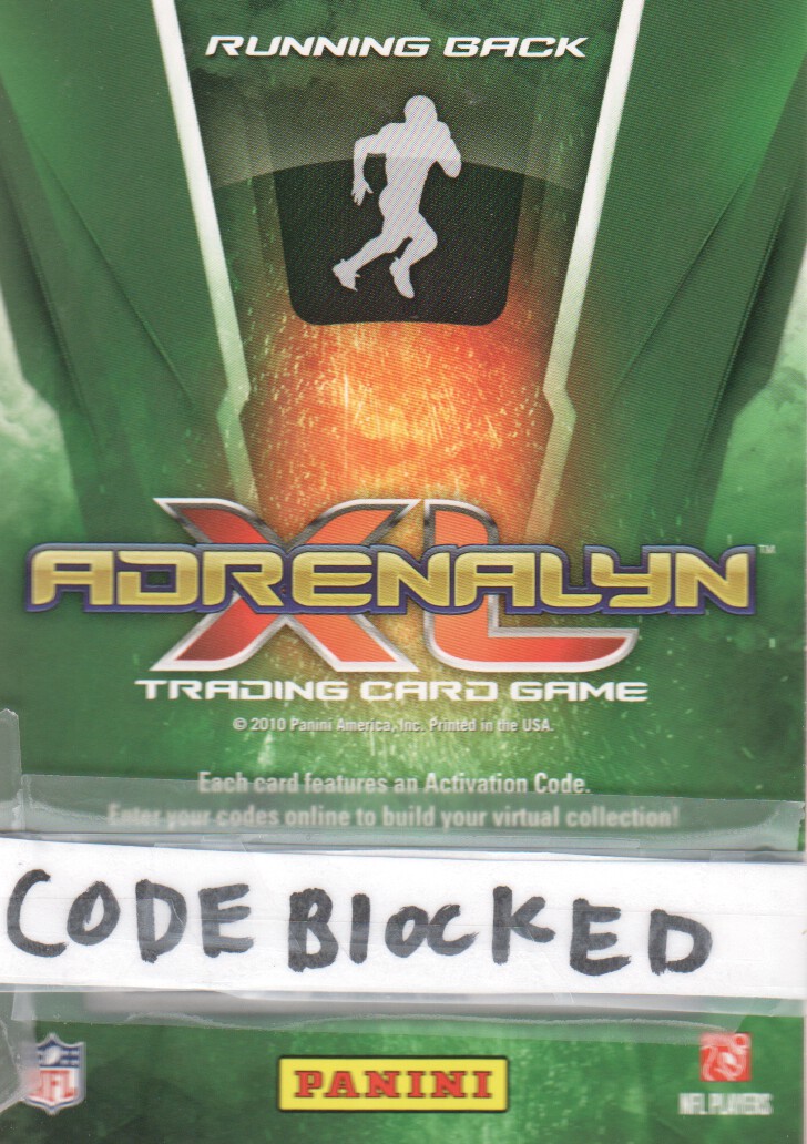 2010 Adrenalyn XL #175 Joseph Addai back image