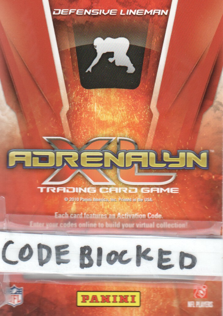 2010 Adrenalyn XL #179 Aaron Kampman back image