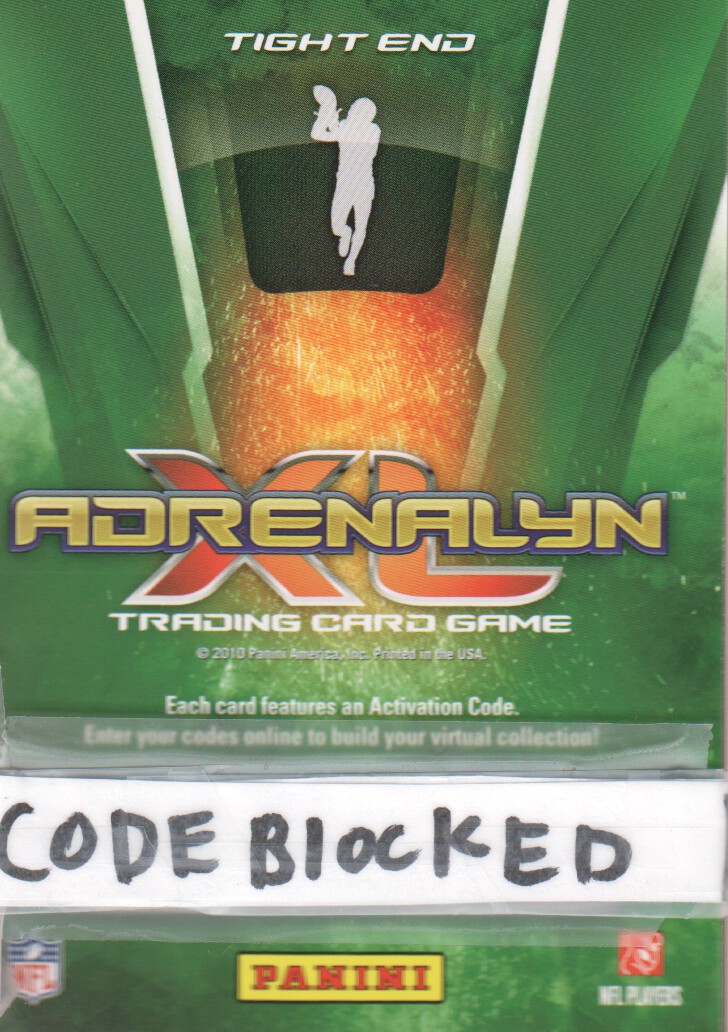 2010 Adrenalyn XL Special #S47 Brent Celek back image