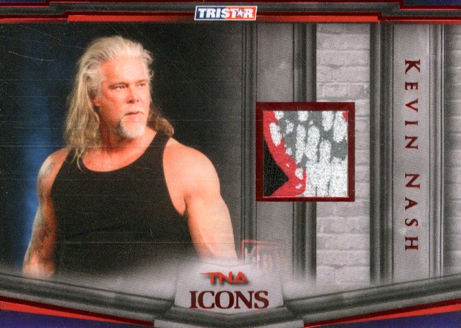 2010 TRISTAR TNA Icons Memorabilia Red #M6 Kevin Nash