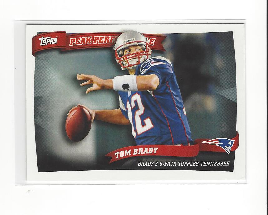 2010 Topps Peak Performance #PP7 Tom Brady