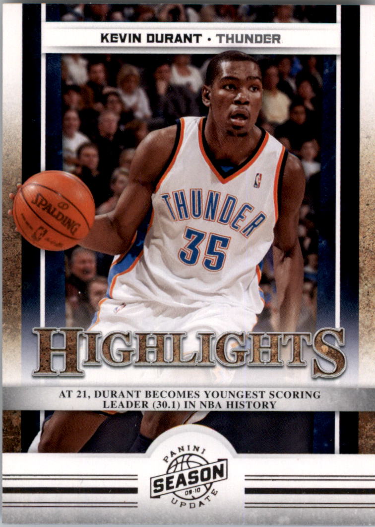 2009-10 Panini Season Update #4 Kevin Durant HL