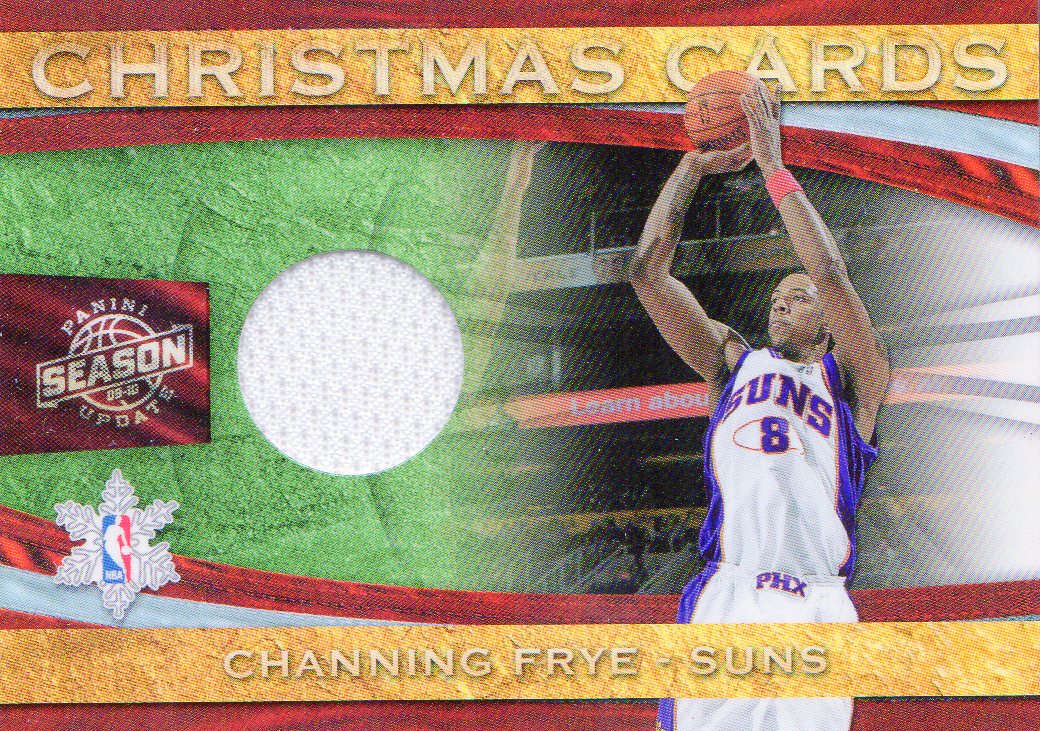 2009-10 Panini Season Update Christmas Cards Materials #8 Channing Frye