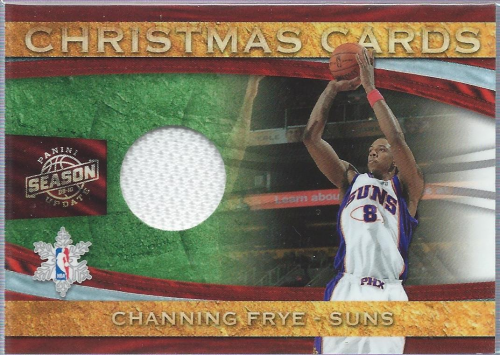 2009-10 Panini Season Update Christmas Cards Materials #8 Channing Frye