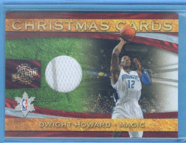 2009-10 Panini Season Update Christmas Cards Materials #12 Dwight Howard